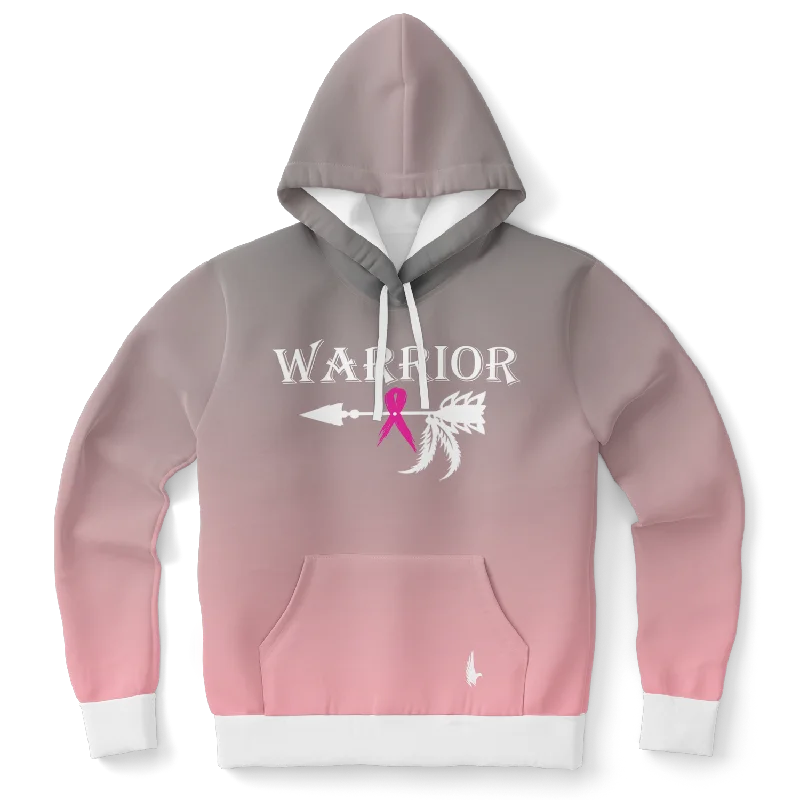 Ombre Breast Cancer Warrior Hoodie