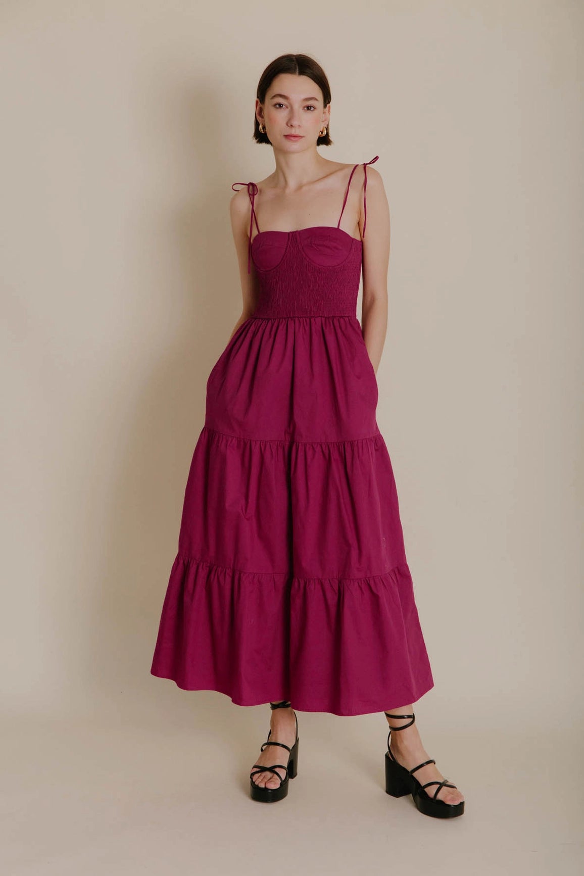 Inventory Reduction Smocked Bustier Dress