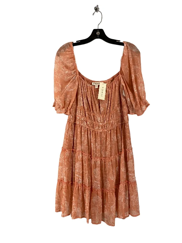 Members Only Pink Dress Casual Short Clothes Mentor, Size L