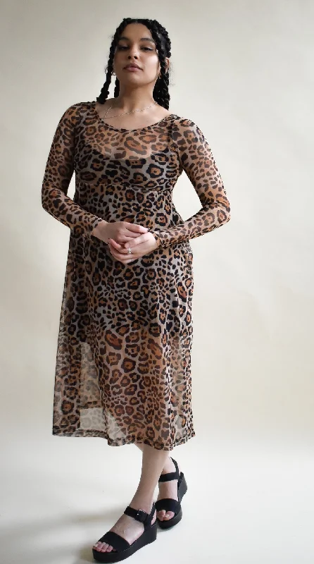 Special Buy Megumi in Leopard Powermesh