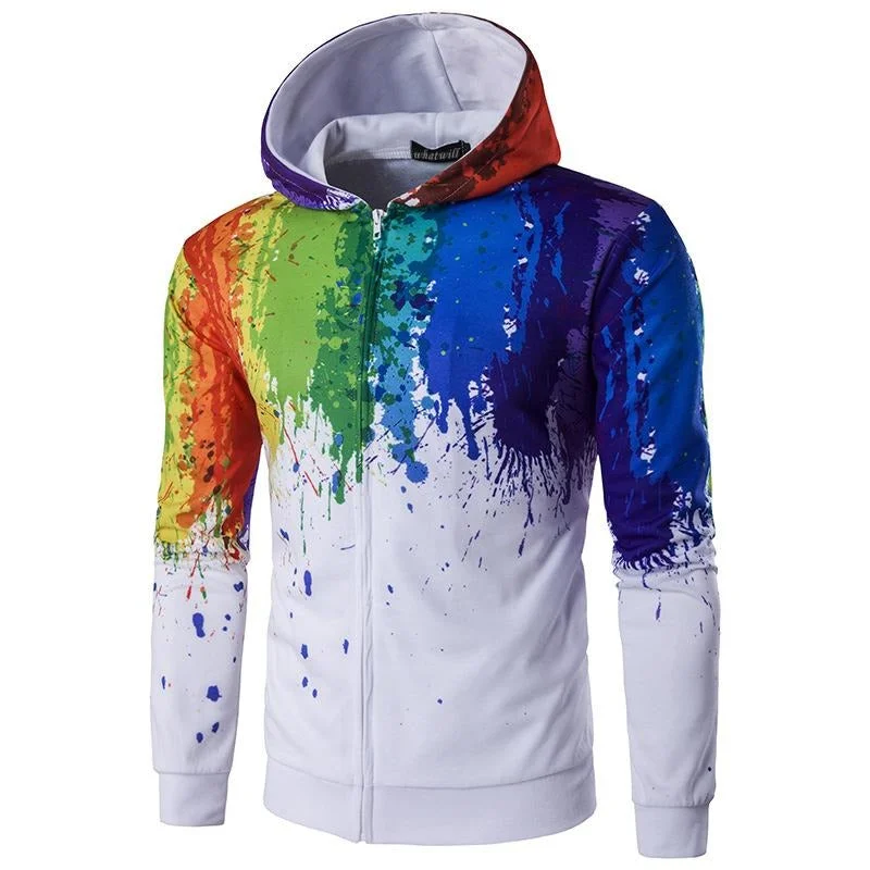 Savings Galore Creative Urban Wear Multi-Coloured Hoodie