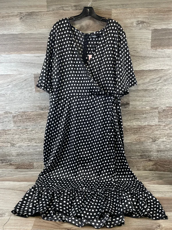 Low Prices Polkadot Pattern Dress Casual Maxi Missguided, Size 3x