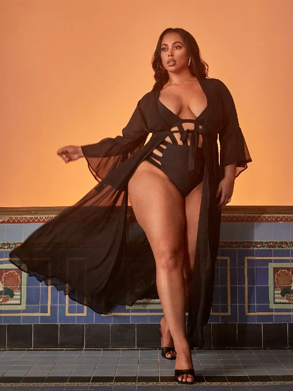 Exclusive Deal LaTisha Cover-Up Duster - Tabria Majors x FTF