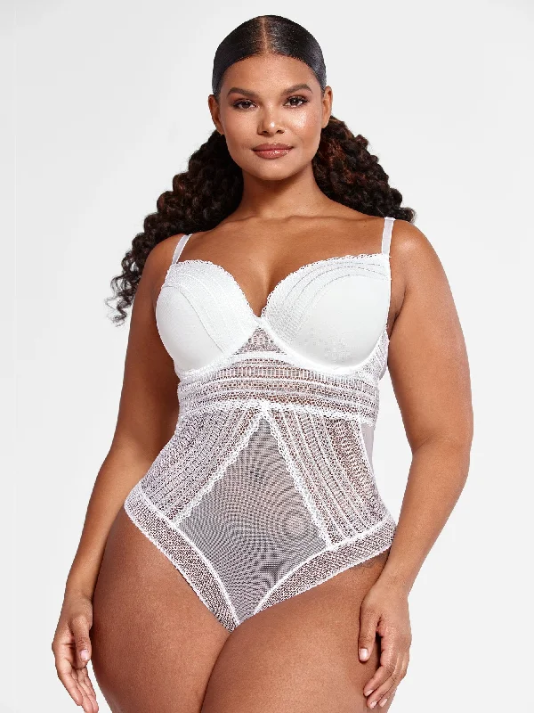 Value Deals Jolie Strappy Mesh Bodysuit