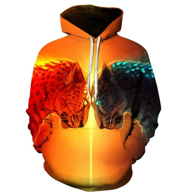 Don't Wait Mirrored Leopard Hoodie