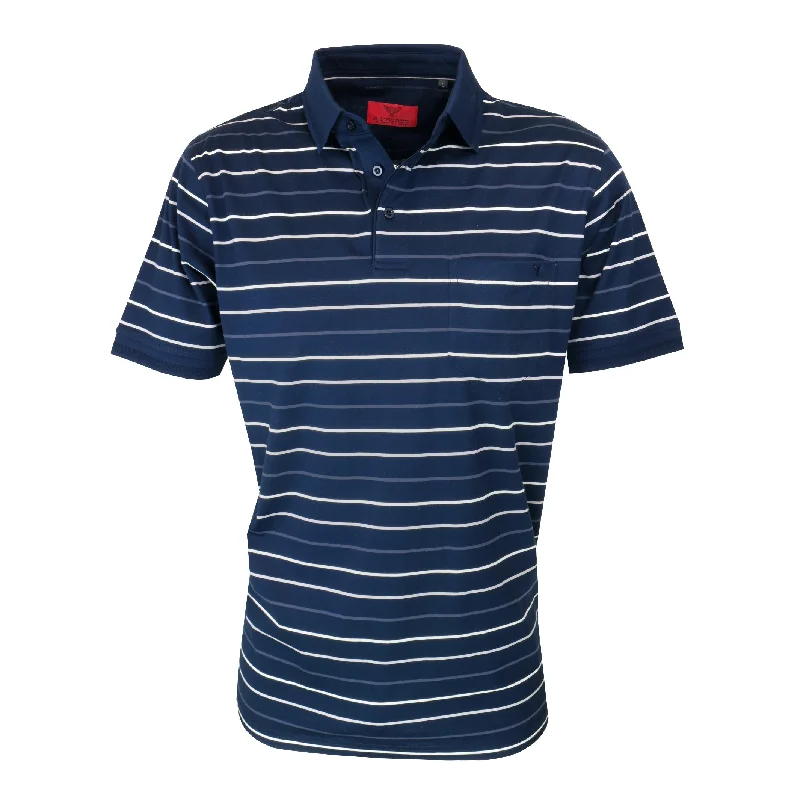 Take Advantage R.F. Scott - Verman Polo - Navy Stripe