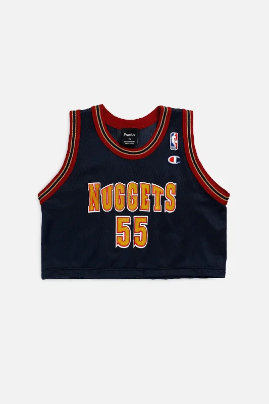 Extra Savings Rework Denver Nuggets NBA Crop Jersey - XS