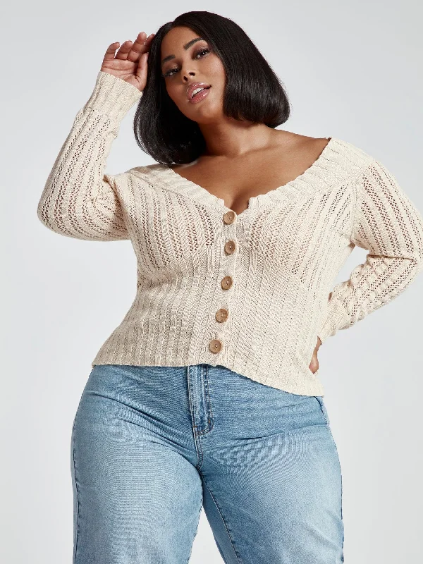 Price Drop Harley Off The Shoulder Crochet Cardigan