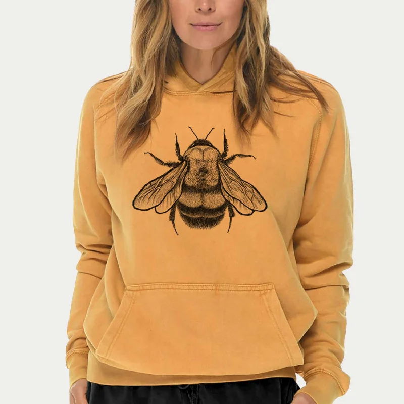 Limited Time Offer Bombus Affinis - Rusty-Patched Bumble Bee  - Mid-Weight Unisex Vintage 100% Cotton Hoodie