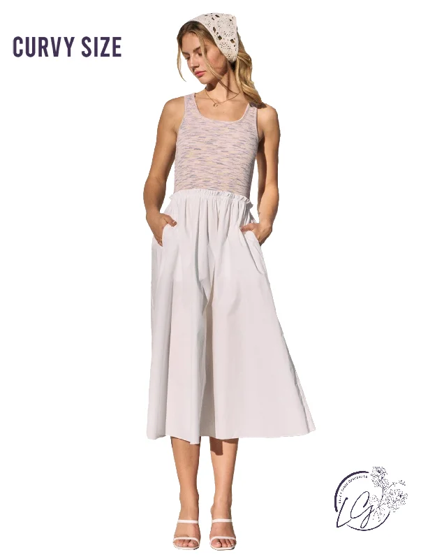 Bargain Blast Curvy Seaside Serenity Calls Midi Dress