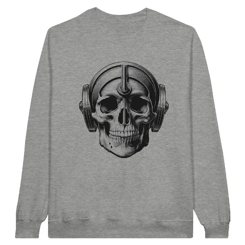 Super Bargain Iron Skull Unisex Crewneck Sweatshirt