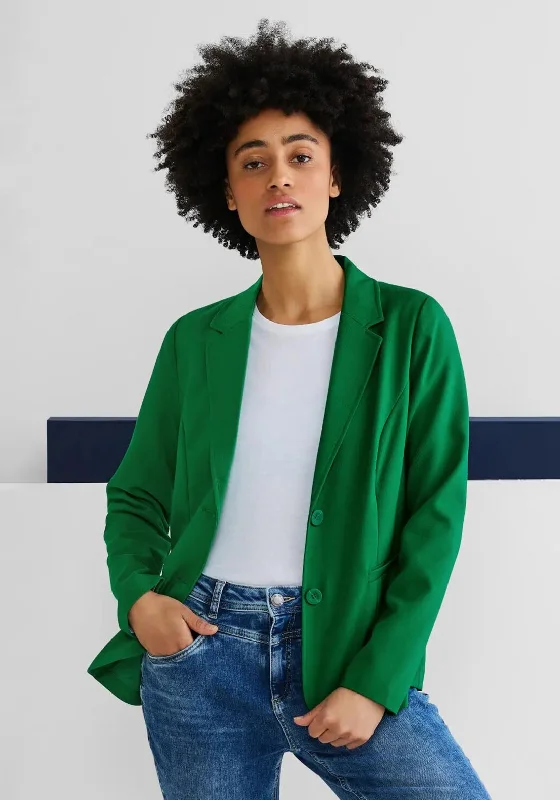 Stock Up and Save Street One Single Breasted Blazer, Brisk Green