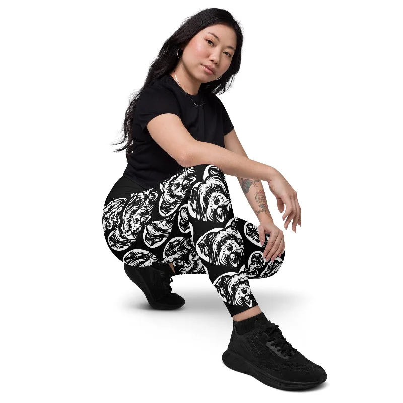 Bargain Prices DOG BREED LEGGINGS with pockets - SKYE TERRIER - HERTTAHOUND