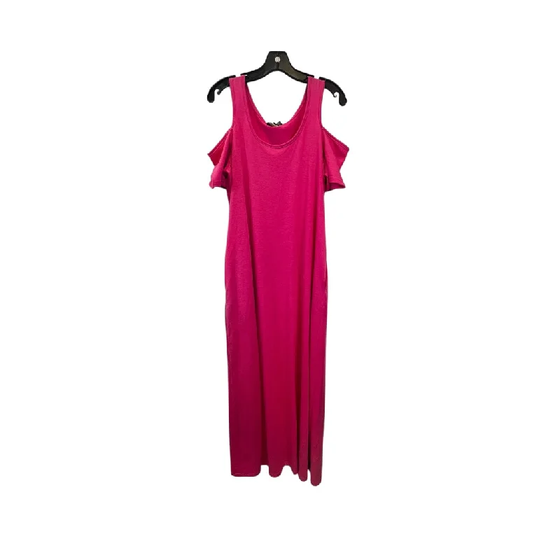 Price Break Pink Dress Casual Maxi Clothes Mentor, Size L