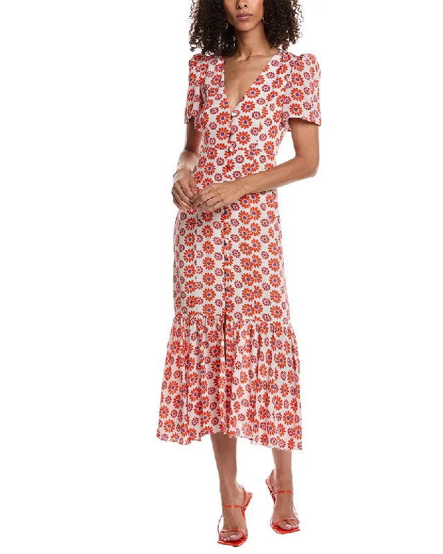 RHODE Lucy Midi Dress