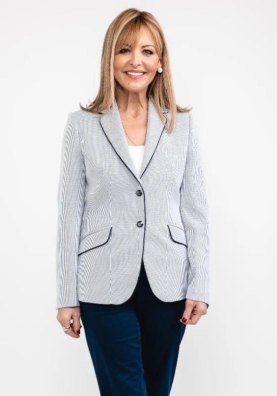 Price Drop Alert Bariloche Muralla Stripe Blazer, Navy & White