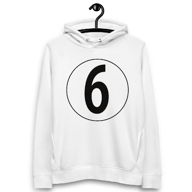 Epic Deals Unisex pullover hoodie: Black on White 6