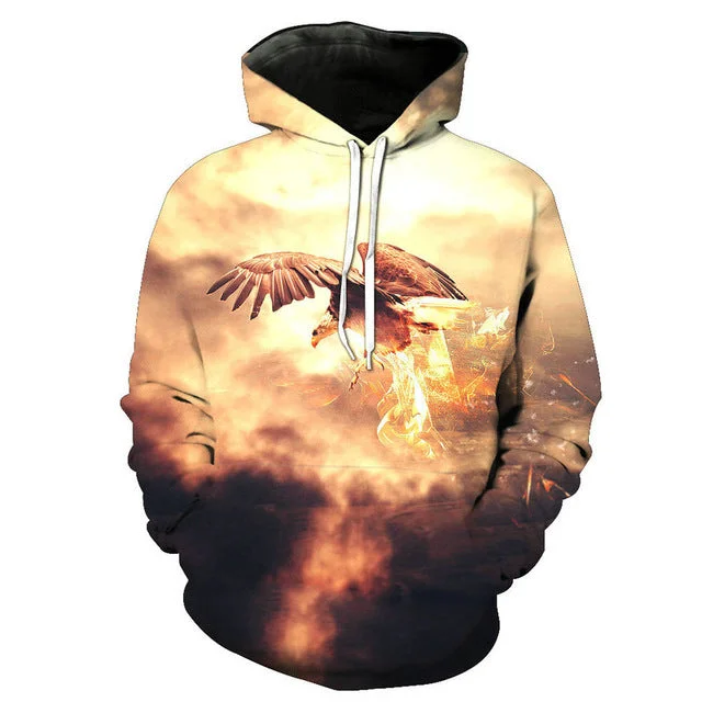 Now or Never Fire Eagle Hoodie