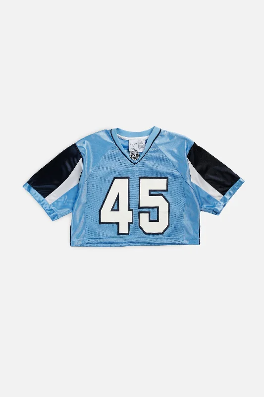 Price Slash Rework Crop Football Jersey - S