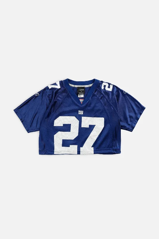Members Only Rework Crop NY Giants NFL Jersey - XS