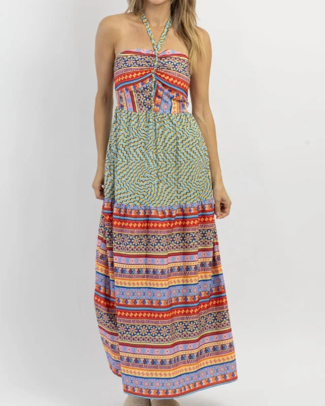 Discount Deals Kahuna Halter Maxi Dress In Blue | Blue