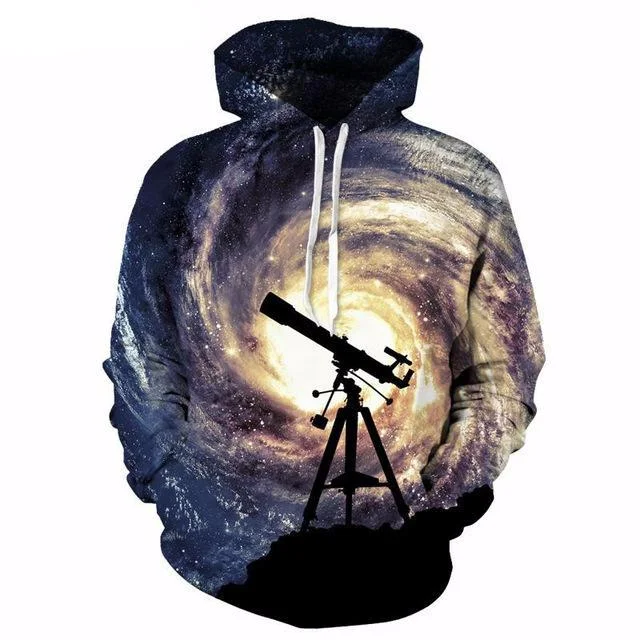 Limited Quantity Milky Way Telescope Hoodie