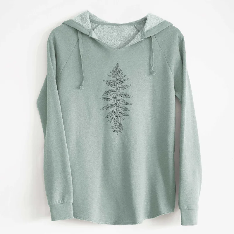 Bargain Bin Athyrium filix femina - Lady Fern - Cali Wave Hooded Sweatshirt