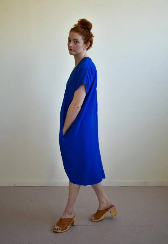 Price Reduction Classic Kaftan in New Moon Ultra Blue