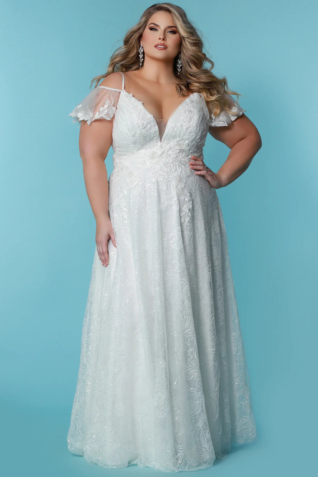 Special Promotion Sydney Closet SC5291 Lizzy Ivory Bridal Dress