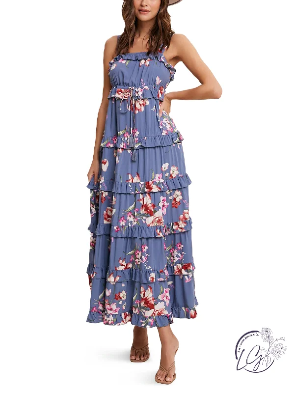 Sale Event Petal Path Vacation Maxi Dress