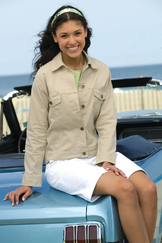 Best Bargains Women's Stretch Canvas Jacket