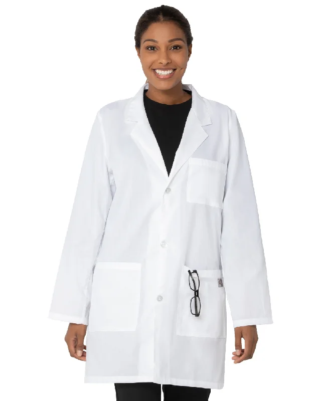 Unisex 3-Pocket Mid-Length Lab Coat - 86002