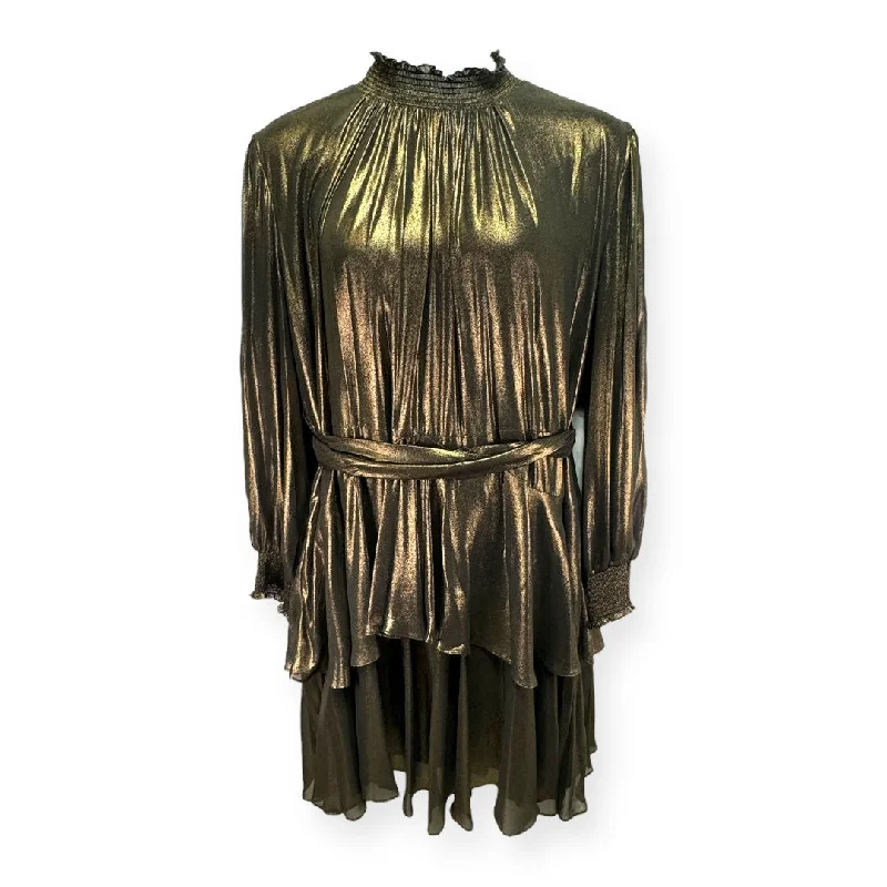 Price Blitz Gold Dress Party Short Alex Marie, Size 24