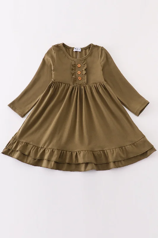 Today’s Special Forest ruffle girl dress