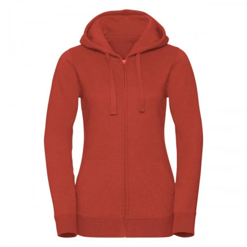 Discount Mania Russell Womens/Ladies Authentic Zipped Hoodie