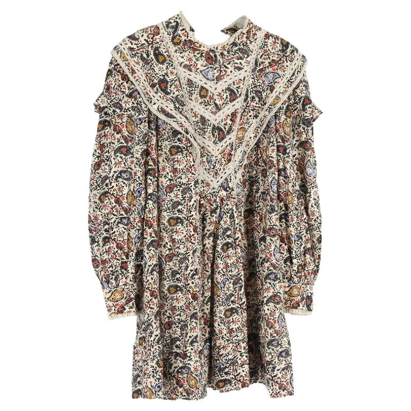 Isabel Marant Étoile Rebel Paisley Mini Dress in Floral Print Cotton