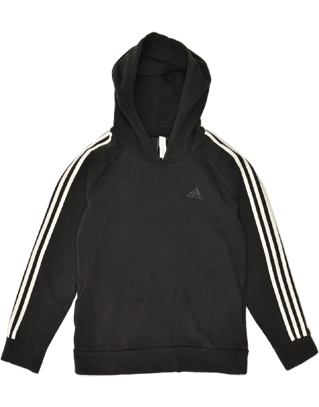 Overstock Sale ADIDAS Womens Hoodie Jumper UK 12/14 Medium Black Cotton