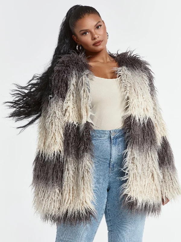 Best Deals Leticia Faux Fur Coat