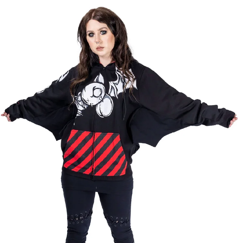 Grand Opening Sale BAT ATTACK HOOD - BLACK