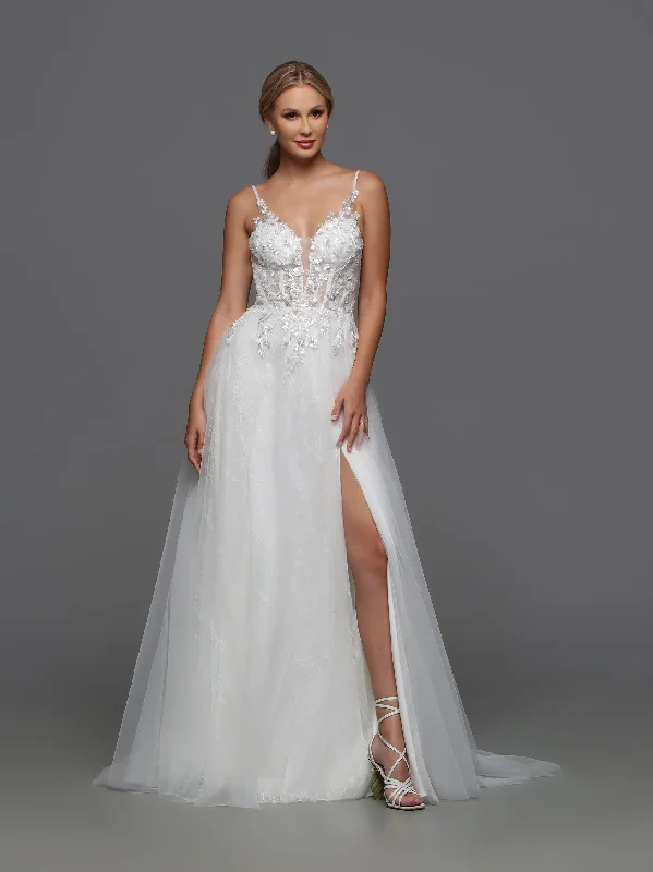 The Best Prices Davinci Bridal F136 Sheer Sequin Lace Corset Wedding Dress Slit Backless Gown Beaded The Best Prices Davinci Bridal F136 Sheer Sequin Lace Corset Wedding Dress Slit Backless Gown Beaded