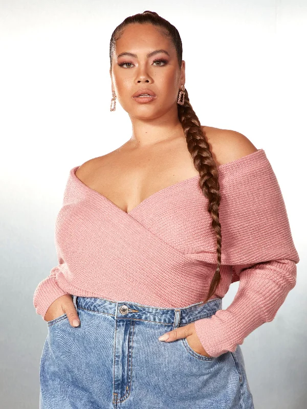 Limited Edition Debi Off The Shoulder Wrap Sweater - Garnerstyle x FTF