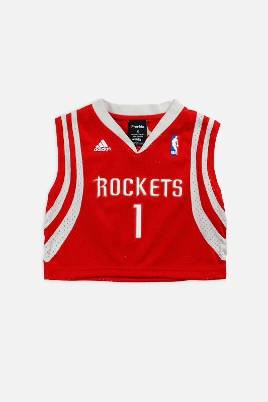 Sale Event Rework Houston Rockets NBA Crop Jersey - XS