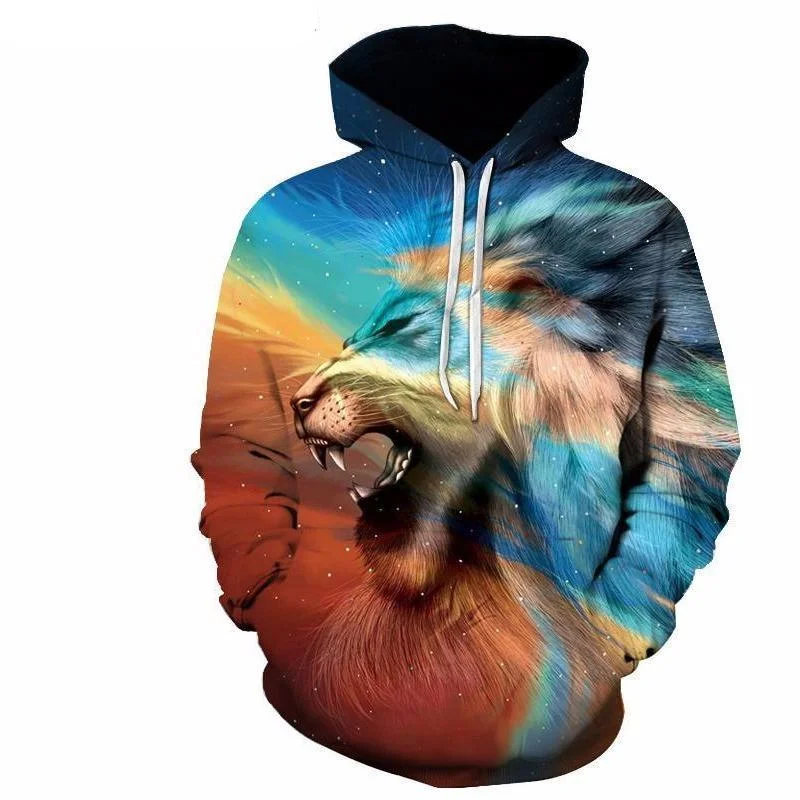Take Advantage Unisex Light Prism Lion Hoodie