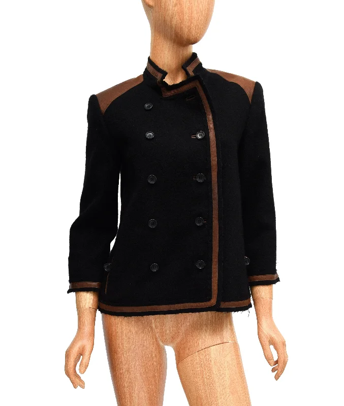 Year-End Clearance Cropped Sleeve Military Jacket