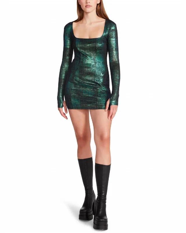 Midnight Madness Shae Dress In Teal | Teal