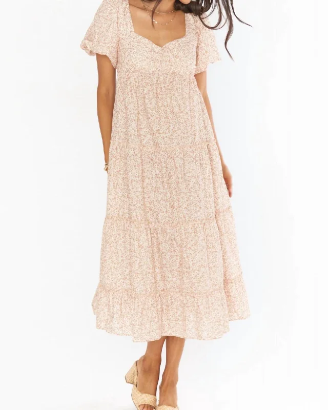 Take Advantage Odette Midi Dress In Ditsy Daisy | Ditsy Daisy