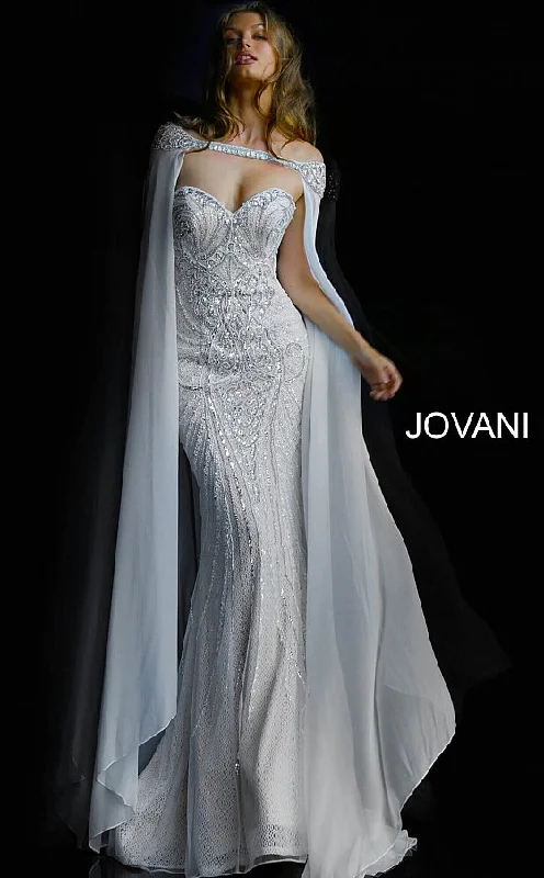 Jovani 45566 Wedding Dress Pageant Gown Long Fitted Formal