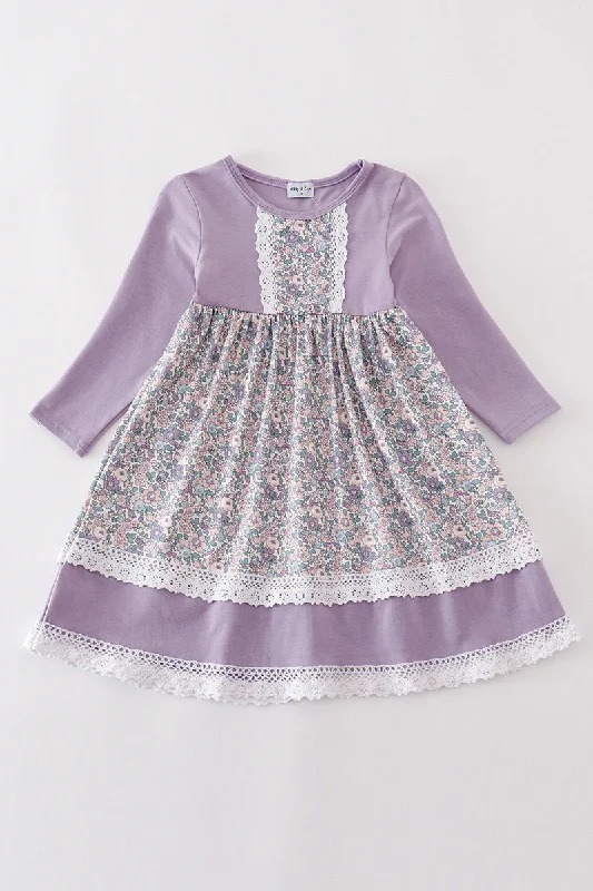 Unmissable Offer Purple floral print dress