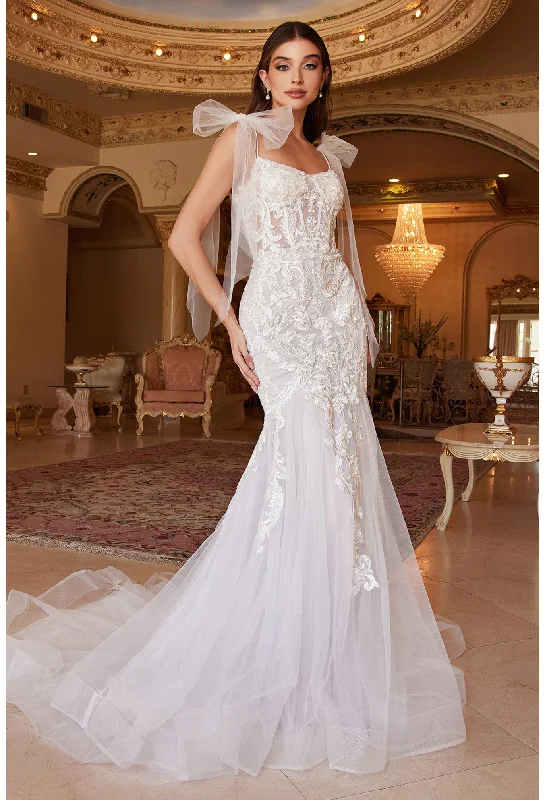 Andrea & Leo Couture BEATRICE A1086 Wedding Dress Sheer Lace Mermaid Bridal Gown