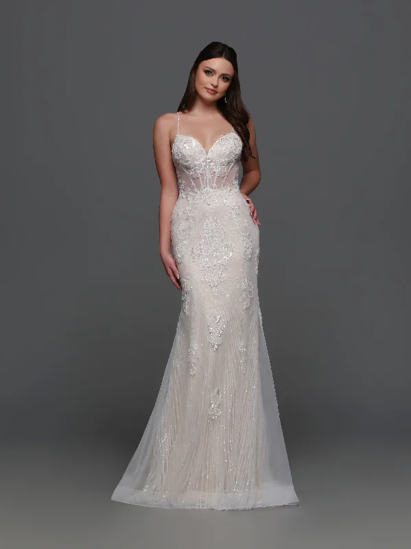 Referral Discount Davinci Bridal F123 Long Beaded Sheer Wedding Dress Mermaid Bridal Gown V Neck Shimmer Referral Discount Davinci Bridal F123 Long Beaded Sheer Wedding Dress Mermaid Bridal Gown V Neck Shimmer